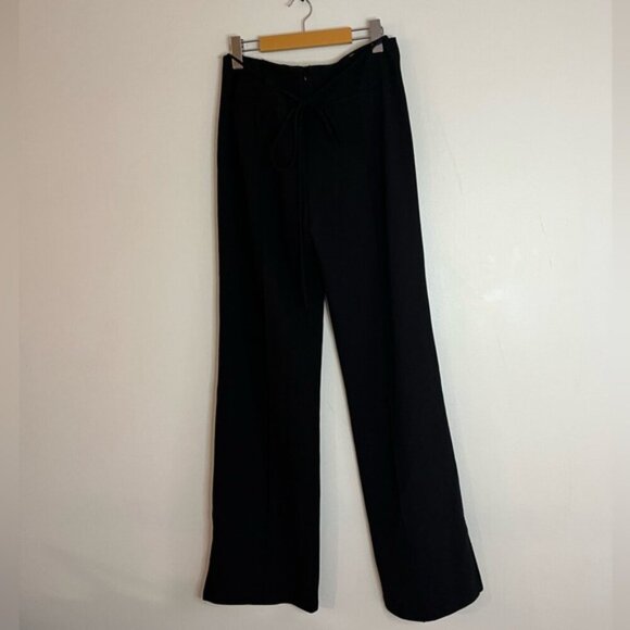 Princess Polly Black High-Waisted Wide-Leg Pants – Size US 8 (AU 12) - Picture 6 of 16